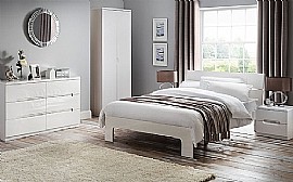 Manhattan Gloss White Bed