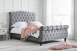 Colorado Grey Fabric Bed Frame (2 Sizes)