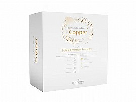 Cooling Copper Sheet with Mattress Protection 35cm Skirt