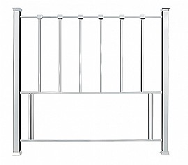 Madison Shiny Nickel Headboard