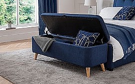 Astrid Blanket Box - Blue