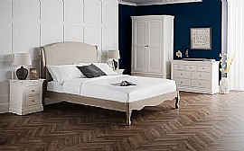 Clermont Surf White Wooden Bedroom Furniture