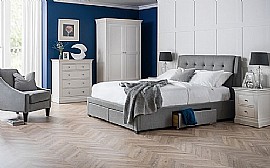 Fullerton Storage Bed- Grey 