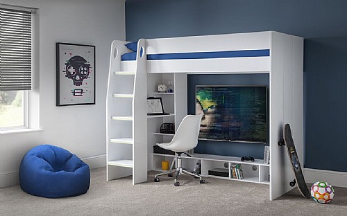 Nebula Gaming Bed White