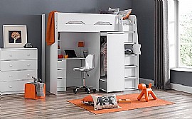 Pegasus High Sleeper - White